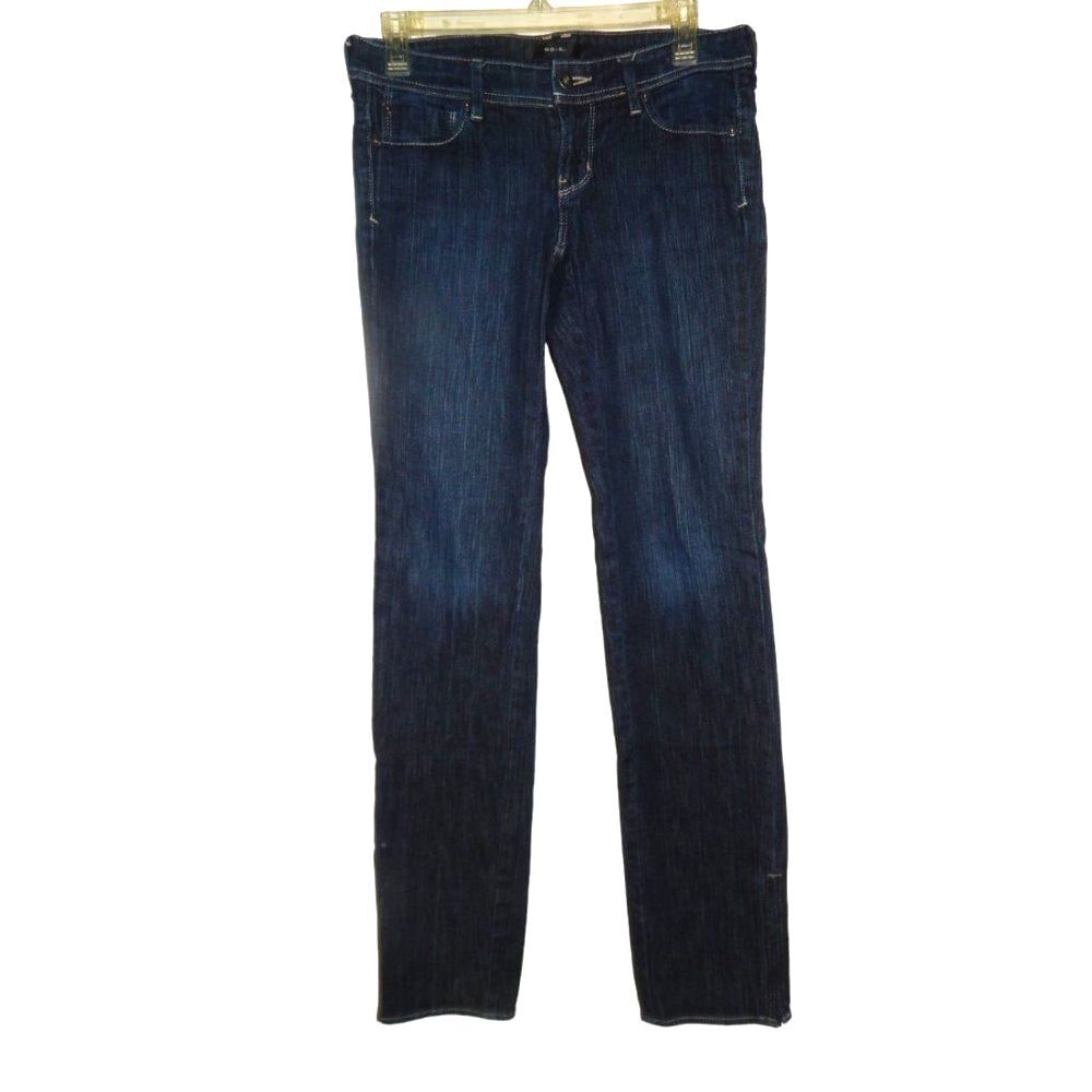 White House Black Market women’s size 2 dark wash straight leg zipper‑ankle jean